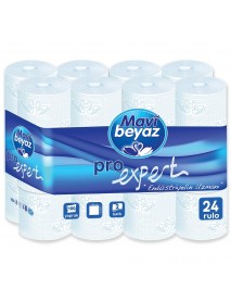 Mavi Beyaz Pro Expert Tuvalet Kağıdı (180 Yaprak) 24 LÜ